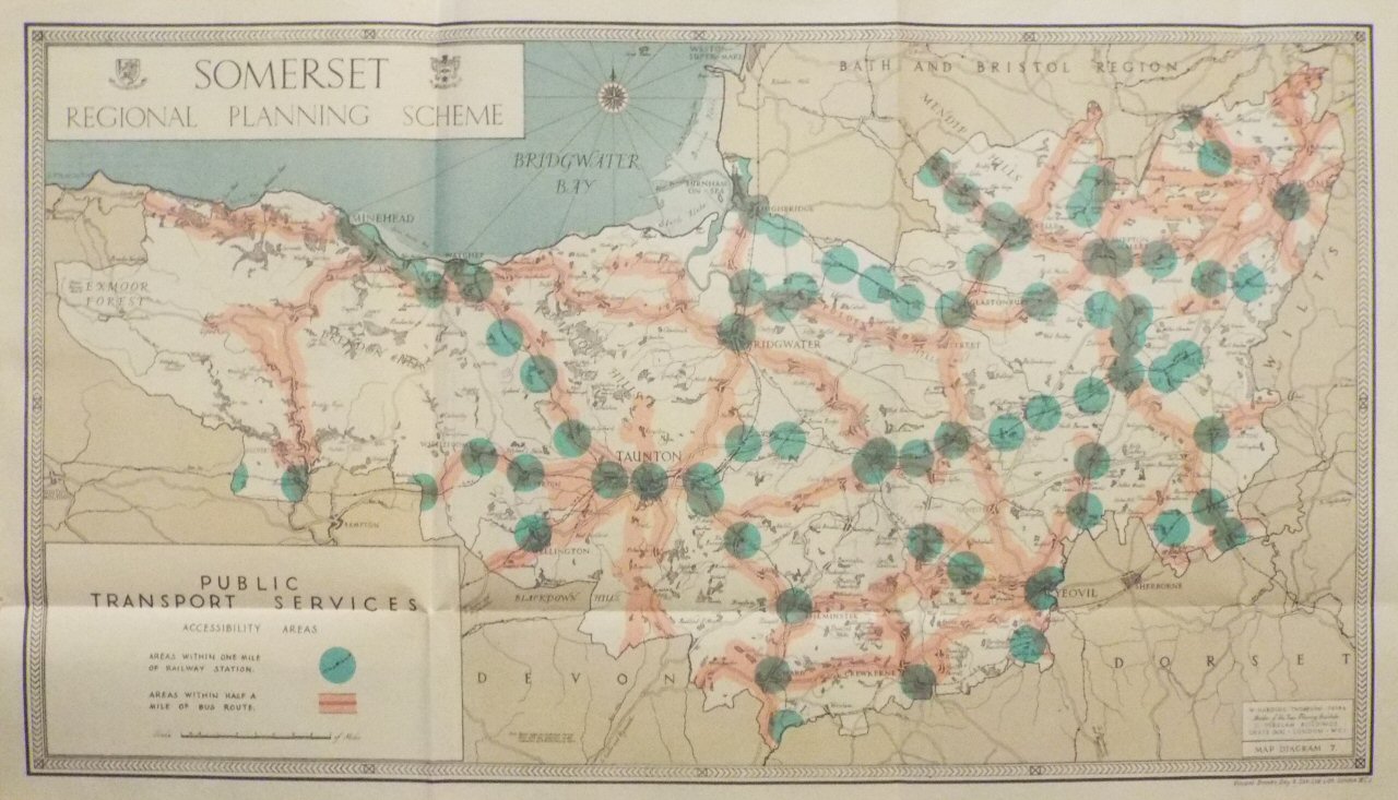 Map of Somerset